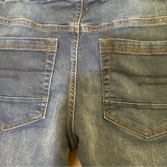 Steve's Jeans Jeggings Slim Stretch Lightweight Dark Wash Drawstring 30/30 - Picture 11 of 12